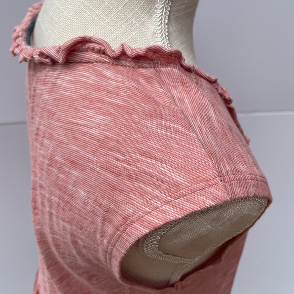 Anthropologie Pilcro Pink Sleevess Cotton Blouse, Size Small - Picture 9 of 11